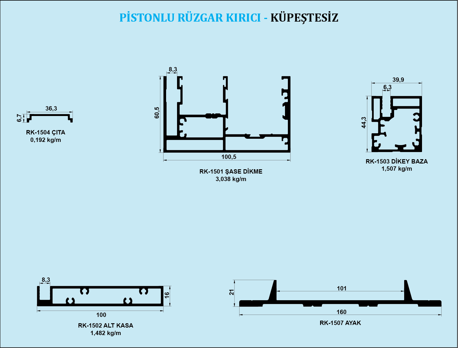 PİSTONLU Rüzgar Kırıcı
